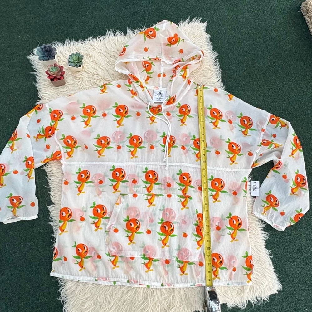 Disney Orange Bird Windbreaker Pullover NEW - Picture 10 of 12